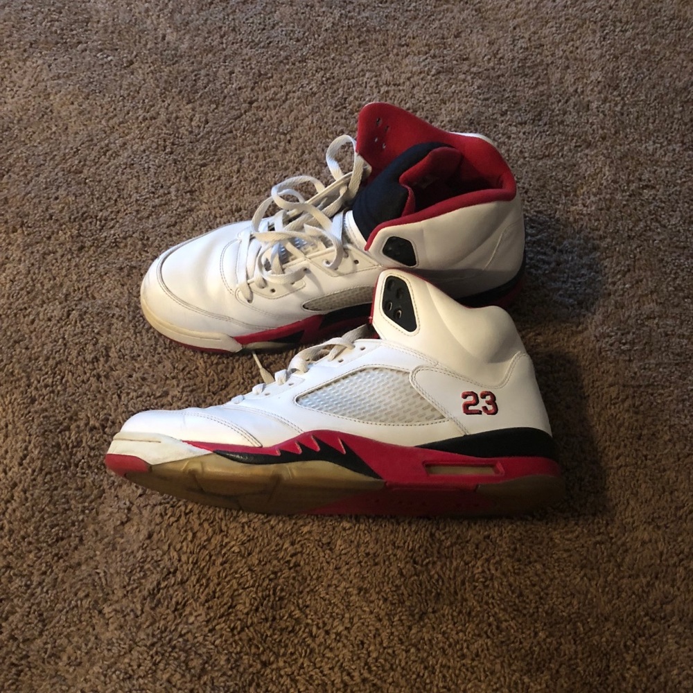 Jordan Fire Red 5’s